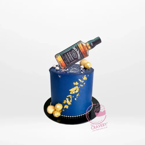 Birthday Cake Jack Daniels from Cravery's cake shop Walsall – Whiskey-infused indulgence for a memorable celebration.