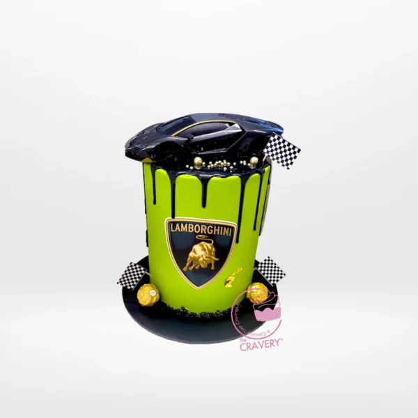 Lamborghini Cake, luxury car cake design from the best bakery in Birmingham