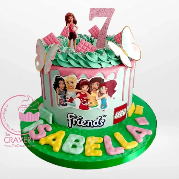 LEGO Birthday Cake by The Cravery, colourful handcrafted children’s cake from the best cake shop in Birmingham.