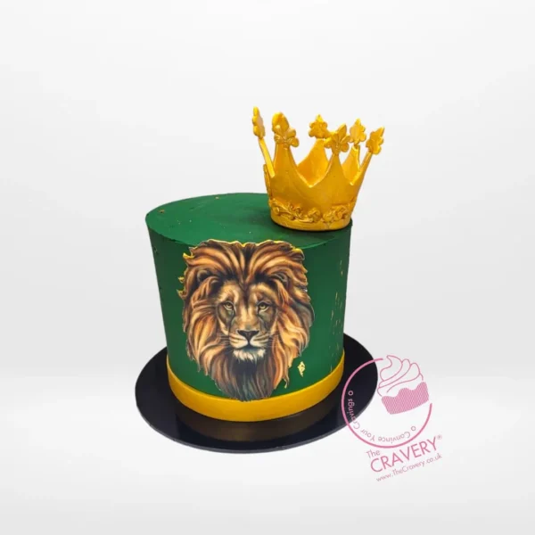 Lion Birthday Cake – A majestic lion cake perfect for birthdays, available at our cake shop Birmingham.