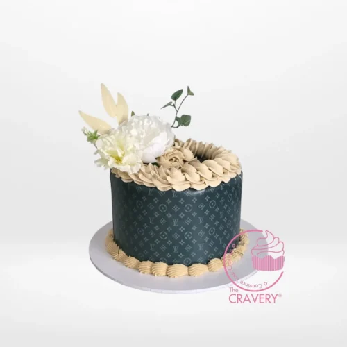 LV Birthday Cake from Cravery's birthday cakes Birmingham service – A luxurious, indulgent celebration treat.
