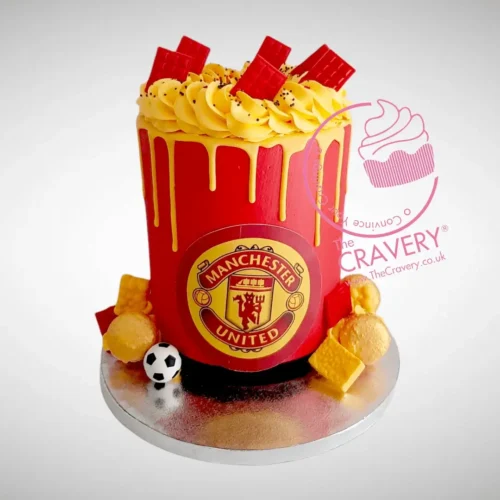 Man United Cake from Cravery’s cake artist Solihull