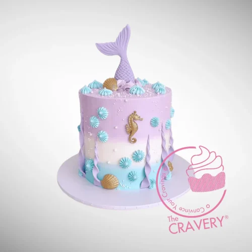Mermaid Birthday Cake from birthday cakes Solihull – A fairytale-inspired birthday cake.