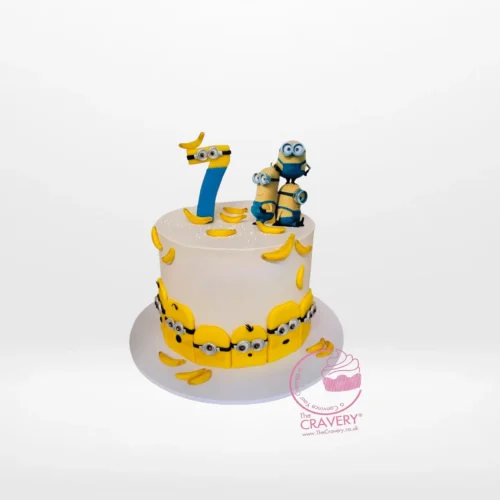 Minions Cake by The Cravery, handcrafted children’s birthday cake available across Walsall.
