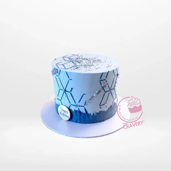 Modern Simple Men's Birthday Cake from Cravery's cake makers Solihull – A sophisticated birthday treat.