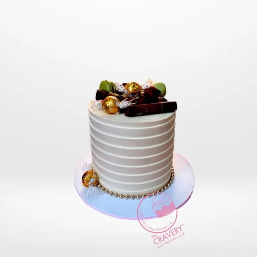 Nude Birthday Cake from cake makers Solihull – a minimalist masterpiece.