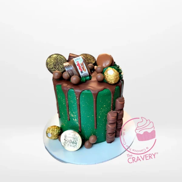 Nutella Cake from Cravery the Best Cake Shop Birmingham. A deliciously rich and indulgent cake for Nutella lovers.