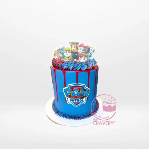 Paw Patrol Cake by The Cravery, handcrafted children’s cake inspired by Paw Patrol, available in Birmingham.