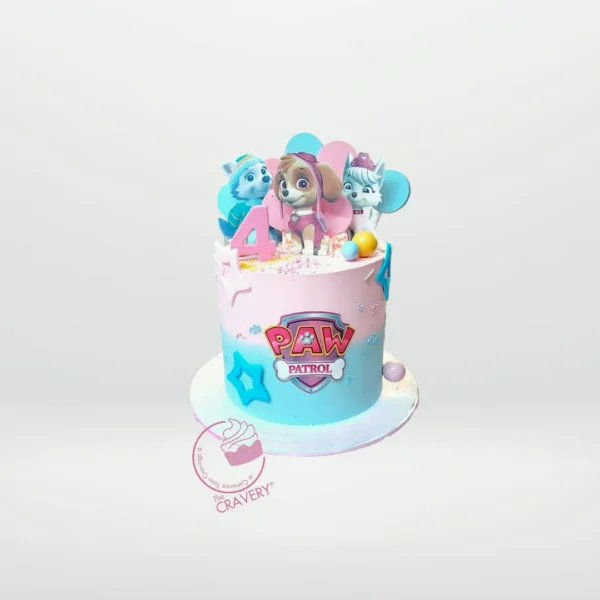 Paw Patrol Skye Cake – Custom cake featuring Skye, available at our birthday cakes solihull service.