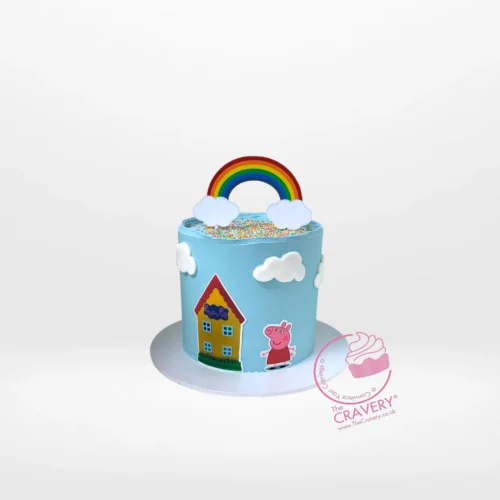 The Cravery's Peppa Cake – A delightful creation from Cravery's cake delivery Birmingham service.