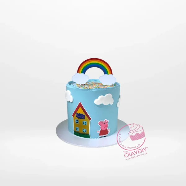 The Cravery's Peppa Cake – A delightful creation from Cravery's cake delivery Birmingham service.