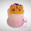 Pink Ombre Cake from The Cravery’s birthday cake shop Birmingham
