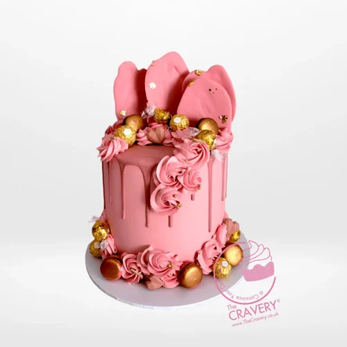 Pinky Cake from Cravery cake Walsall – A soft, elegant creation for any celebration.