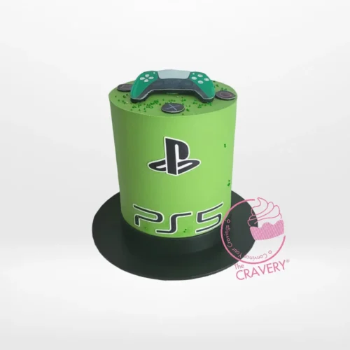 The Cravery's PS5 Cake – A bespoke creation, delivered fresh from Cravery's cake artist Solihull, perfect for PlayStation fans.