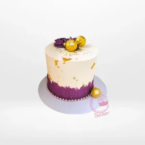 Purple Birthday Cake – An elegant, purple cake perfect for special occasions in Birmingham.