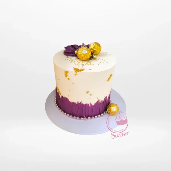 Purple Birthday Cake – An elegant, purple cake perfect for special occasions in Birmingham.