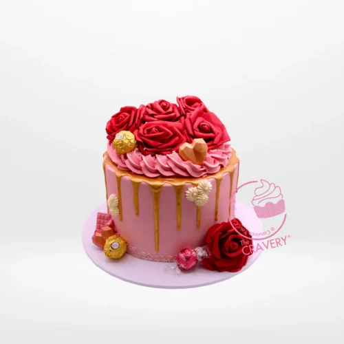 Red Roses Cake | Birthday Cakes Delivered Birmingham