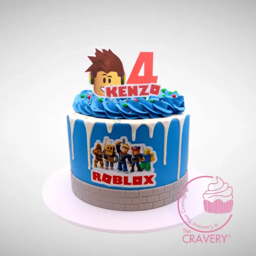 Roblox Cake by The Cravery – handcrafted gaming-themed birthday cake from expert cake makers in Birmingham.