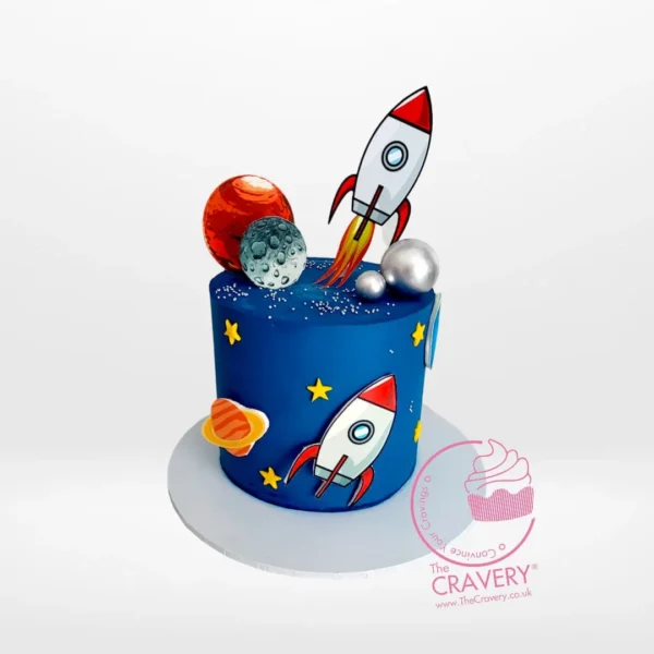 Rockets Cake from Carvery's cake Solihull collections – A cosmic celebration of flavor and fun.