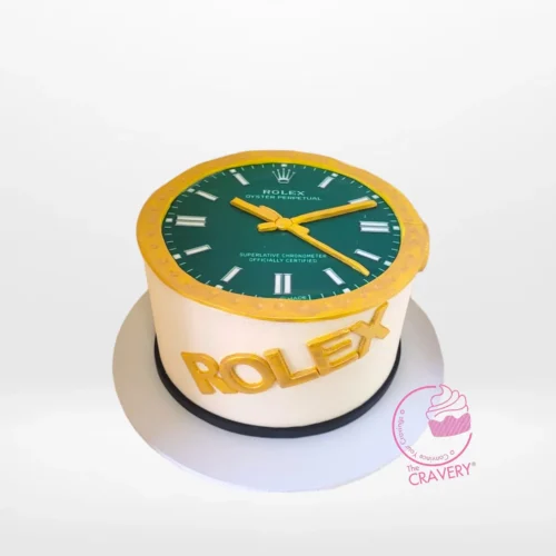 Rolex Cake from Cravery's Cake Delivery Birmingham Service. A luxury cake for those who appreciate the finer things.