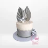 Silver Cake from Cravery's Cake Shop Birmingham – A sophisticated cake perfect for elegant celebrations.