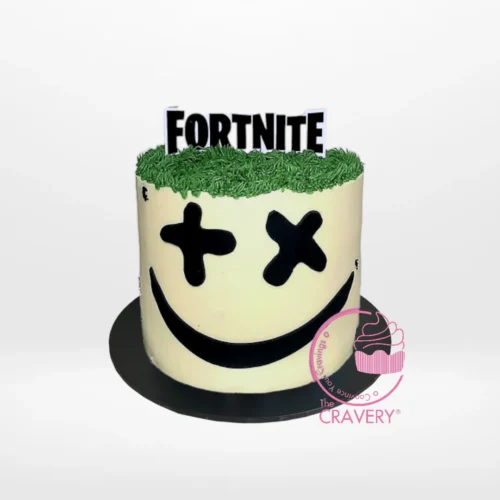 Simple Fortnite Cake by The Cravery, handcrafted gaming-themed birthday cake available near Solihull.