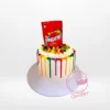 Skittles Cake – A colorful and vibrant cake adorned with Skittles candies, perfect for celebrations in Solihull.