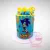 Sonic the Cake from The Cravery cake shop in Redditch featuring Sonic the Hedgehog-inspired design and vibrant blue detailing.