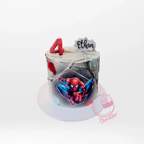Spider Man for Cake – Tailored superhero design from cake shop Birmingham