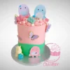 Squishmallow Cake with colourful decorations, cake shop Maypole