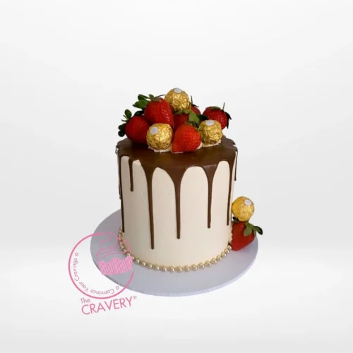 Strawberries On Cake from Cravery’s cake shop Walsall