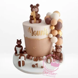 Teddy Bear Picnic Cake from Cravery’s cake shop Birmingham