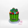 Teenage Turtles Cake – A TMNT-themed cake with vibrant colors and action-packed decorations, perfect for fans in Birmingham.