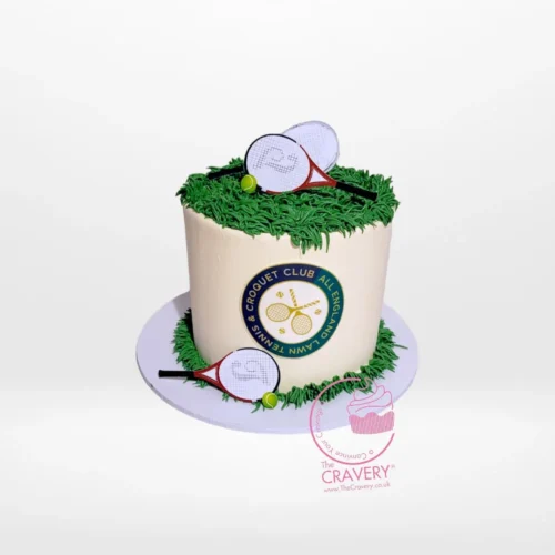 Tennis Cake from Cravery's cake artist Solihull – A tennis-inspired cake, perfect for any sporting celebration.