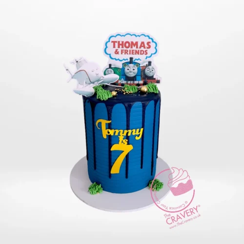 Thomas the Train Birthday Cake from Cravery's birthday cakes Solihull selections – A fun and flavorful cake for your celebration.