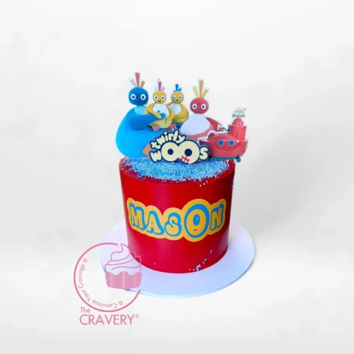 Twirlywoos Cake from Cravery cake Birmingham – A fun and colorful celebration treat.