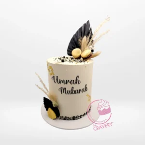 Umrah Cake from Cravery the best cake shop Birmingham – A heartfelt, traditional cake for your pilgrimage.
