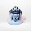 West Bromwich Albion football cake by The Cravery, handcrafted blue and white team celebration cake from our cake shop in Smethwick.