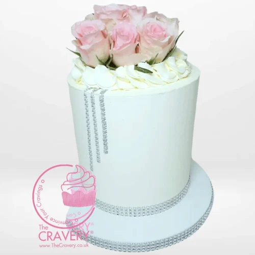 White Cake from Cravery’s best cake shop Birmingham