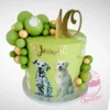 10th Birthday Cake with pet inspired decorations from The Cravery cake shop Aston