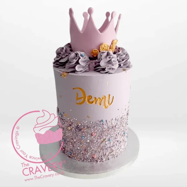 1st Birthday Cake Princes from Cravery’s birthday cakes delivered Birmingham