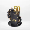 50th Birthday Cake handcrafted by Cake Shop Birmingham