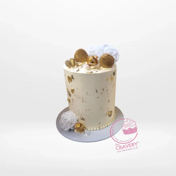 50th Wedding Anniversary Cake from Bakery Sutton Coldfield