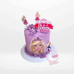 Barbie Cake Barbie Cake – A magical Barbie-themed cake, perfect for celebrations in Birmingham.