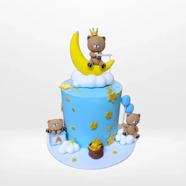 Bear and Cake – A heartwarming combo of cake and a teddy bear, perfect for celebrations in Birmingham.