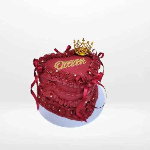 Birthday Cake Heart – A heart-shaped cake with intricate decorations, perfect for romantic celebrations in Birmingham.