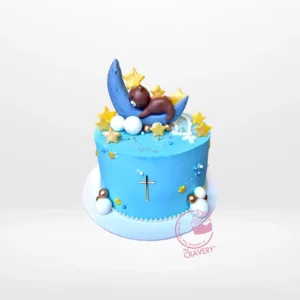 Christening Cake – An elegant cake with spiritual decorations, perfect for christenings in Birmingham.