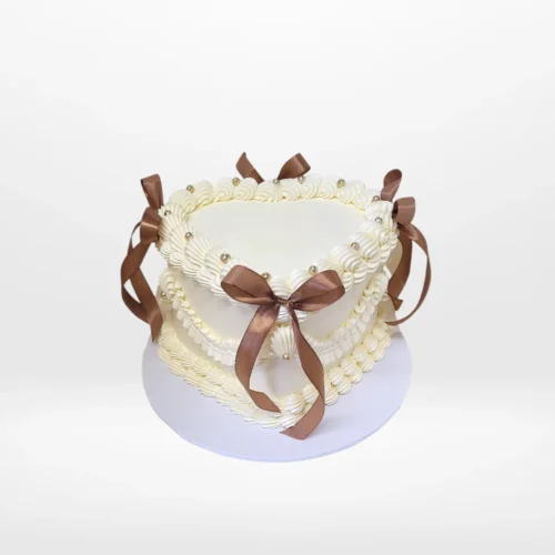 Decorated Heart Shaped Cakes – A romantic heart-shaped cake, perfect for special occasions in Birmingham.