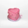 Shaped Heart Cake – A romantic heart-shaped cake with buttercream frosting and fondant decorations, perfect for celebrations in Birmingham.