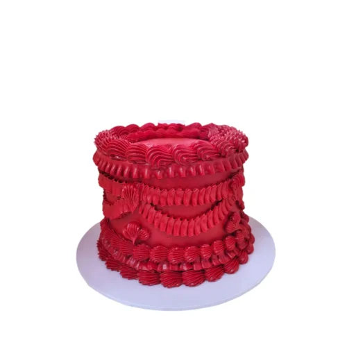 Vintage Birthday Cake – An elegant, vintage-inspired cake adorned with lace and floral motifs, perfect for birthdays in Birmingham.